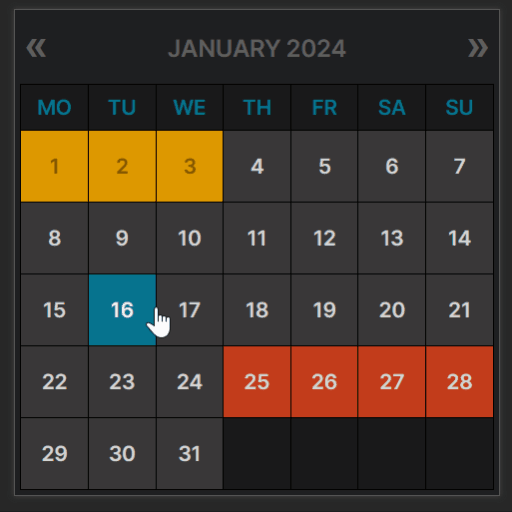 Booking Calendar