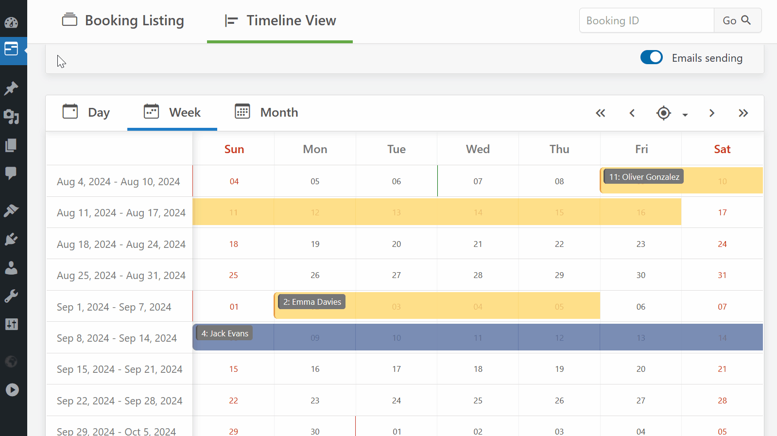 <strong>Publish Booking Form into a page</strong>. Alternatively you can easily publish a booking form or availability calendar from the WP Booking Calendar &gt; Publish menu page into existing or new pages.