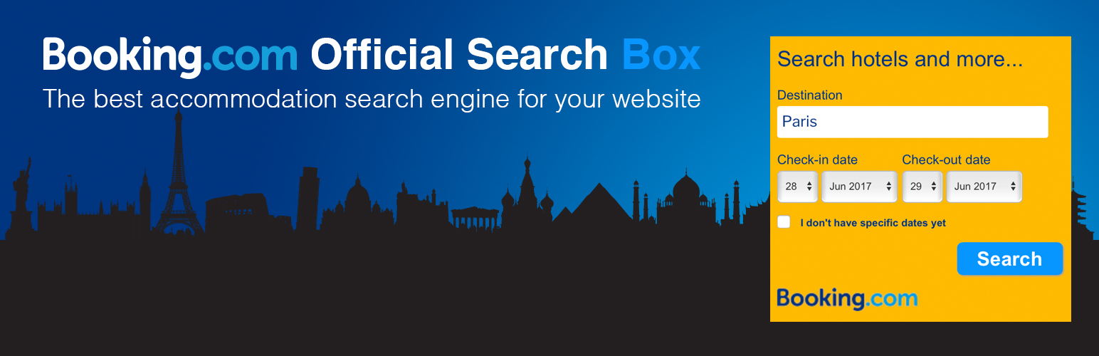 Booking.com Official Search Box