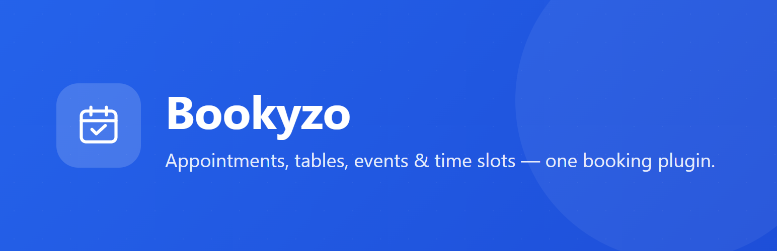 Bookyzo – Booking &amp; Appointments