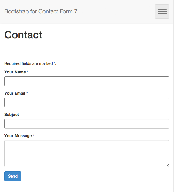 Contact Form For Bootstrap - Bootstrap For Contact Form 7 Org contact form for bootstrap bootstrap for contact form 7 org