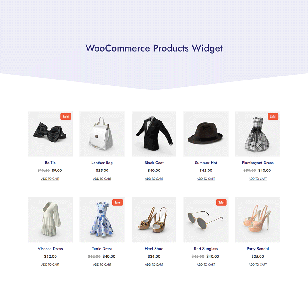 WooCommerce Elementor Widgets Preview