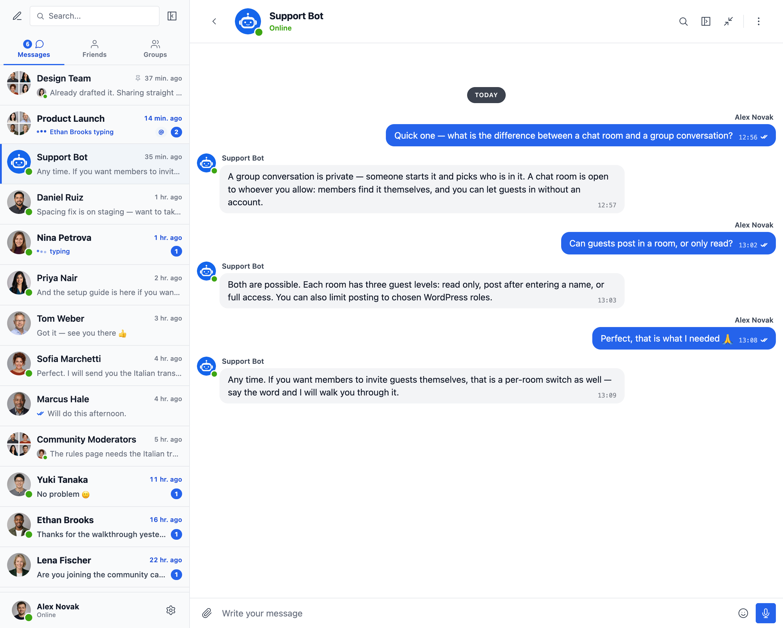 AI chat bots powered by OpenAI, Anthropic (Claude) and Google Gemini