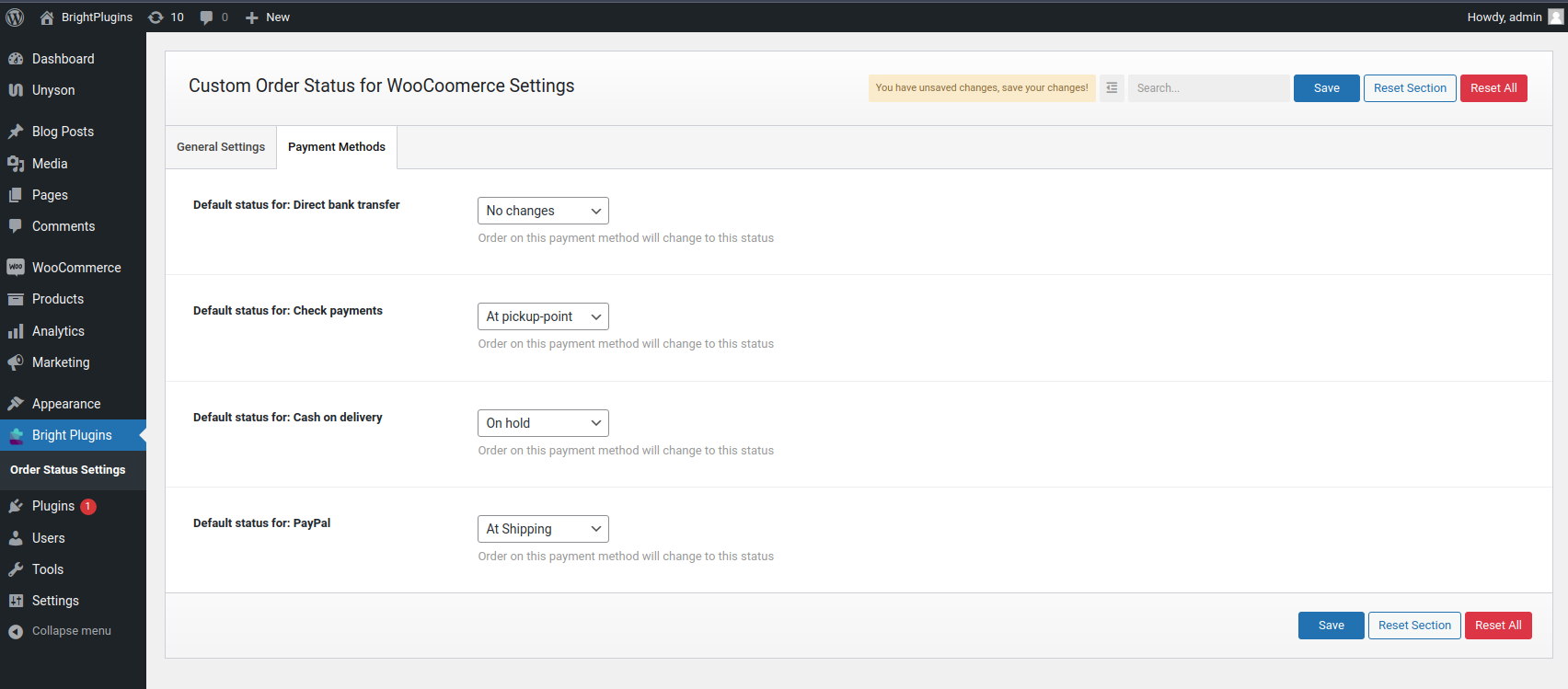 Custom Order Status Manager for WooCommerce