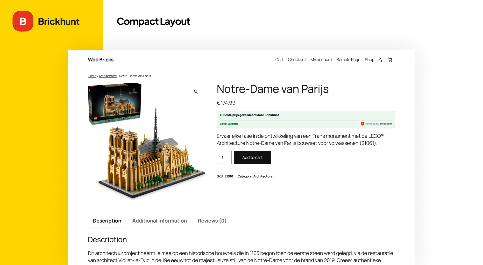 Compact Layout.