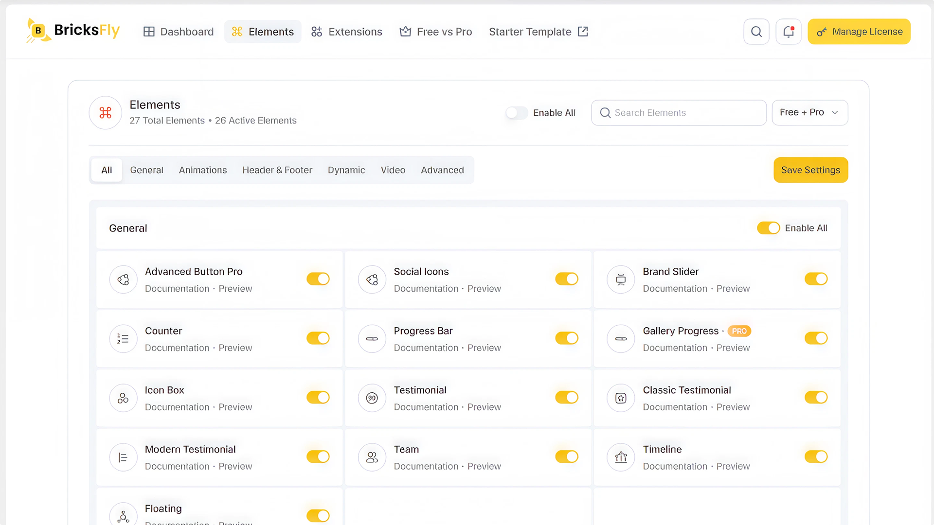 Pre-Built Templates: Choose from a growing collection of ready-to-use Bricks templates.