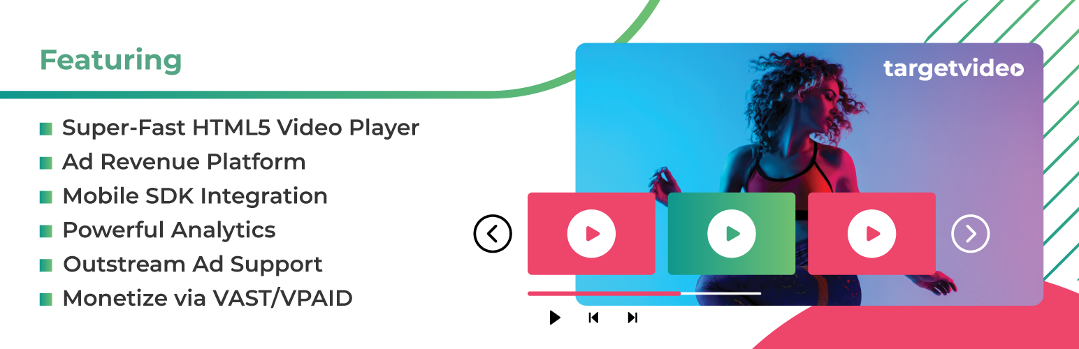 WordPress 外掛 Target Video Easy Publish 的封面圖片。
