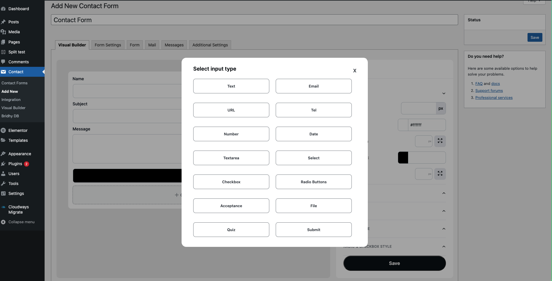 Form Fields