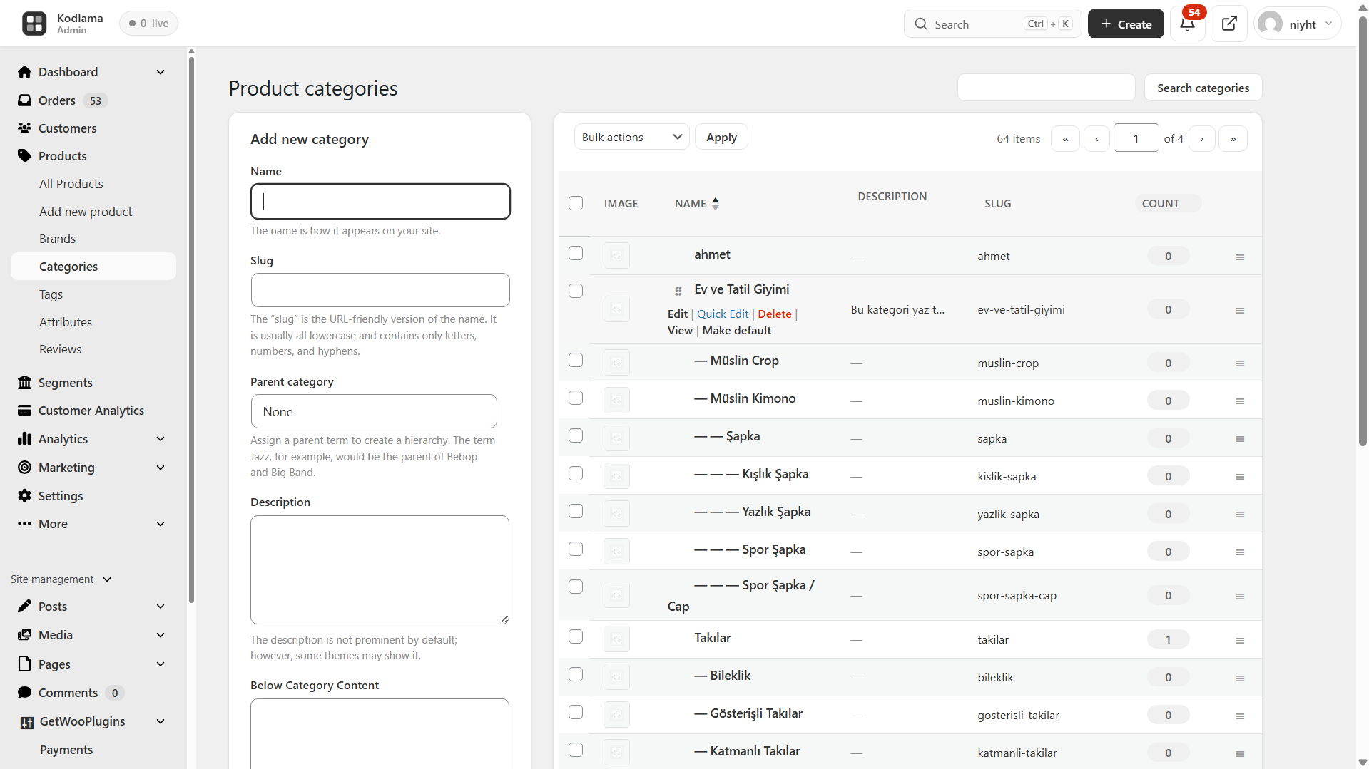 Categories