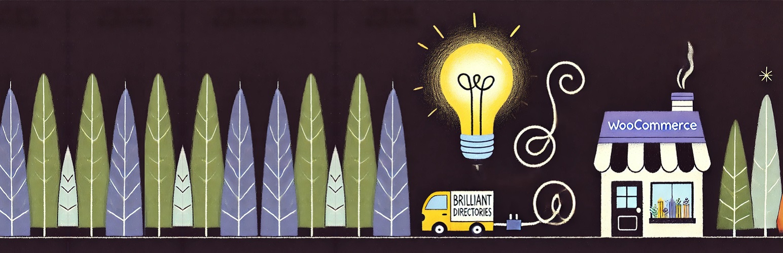 WordPress 外掛 Brilliant Directories Sync for WooCommerce 的封面圖片。