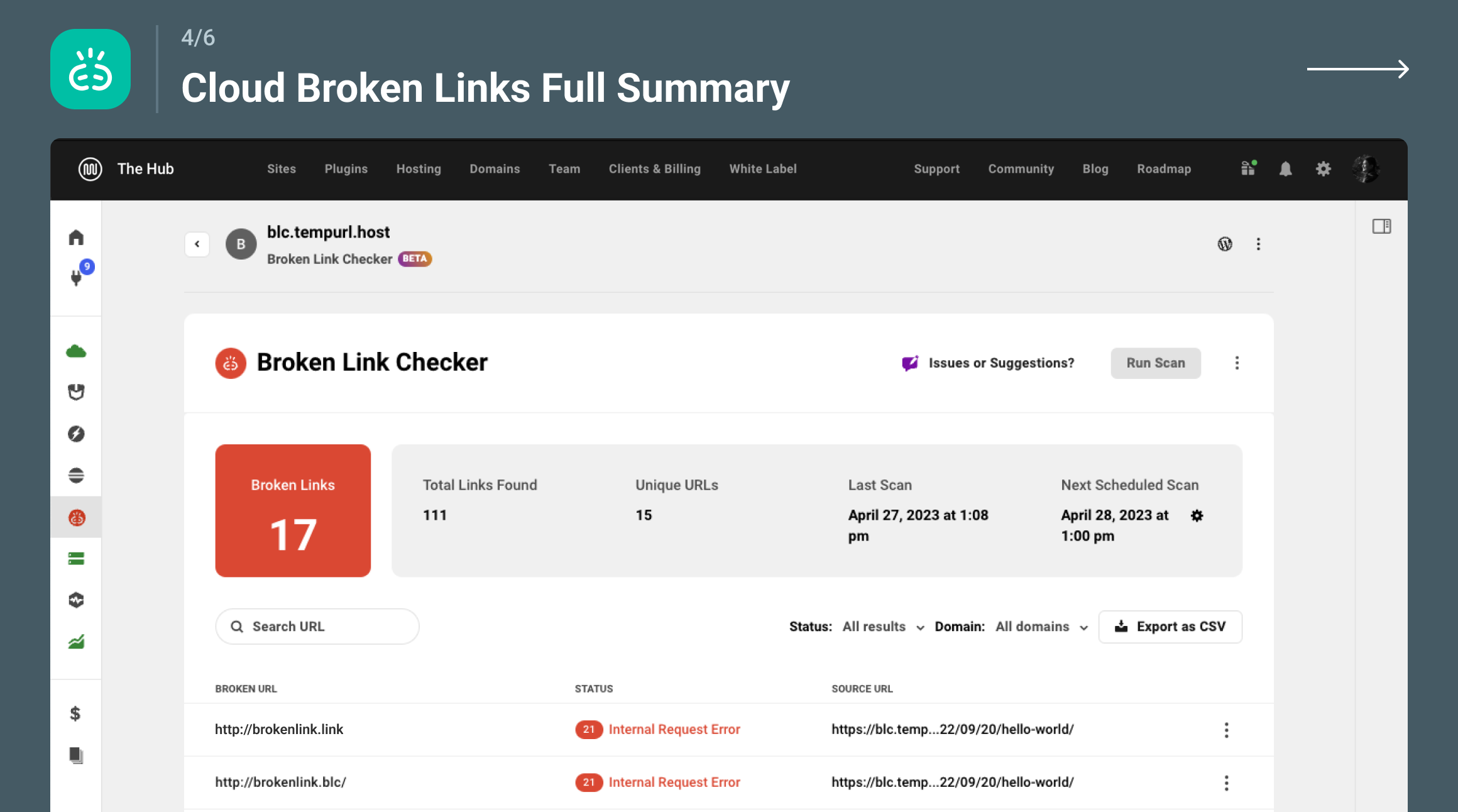 Broken Link Checker – WordPress plugin