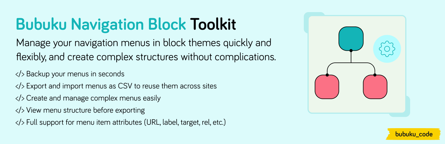 Bubuku Navigation Block Toolkit