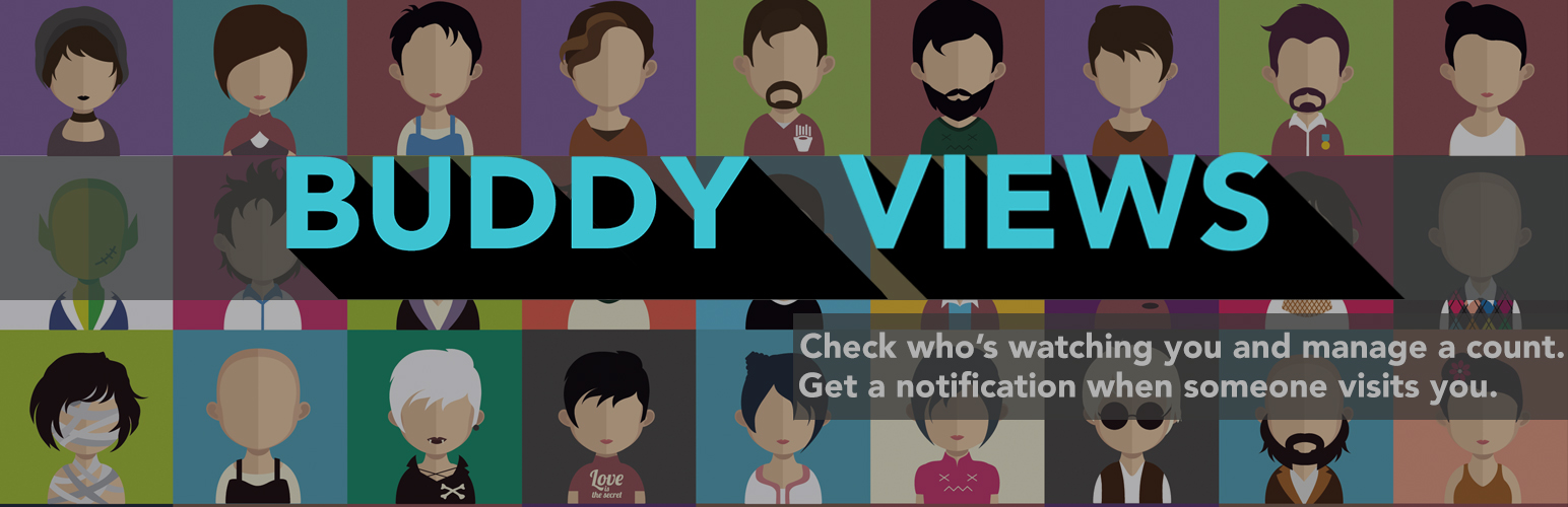 WordPress 外掛 Buddy Views 的封面圖片。