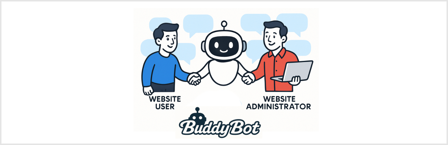 WordPress 外掛 BuddyBot – OpenAI Assistants, AI Chatbots and Support Agents for WordPress 的封面圖片。