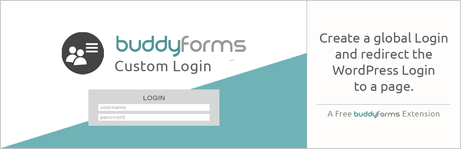 BuddyForms Custom Login preview