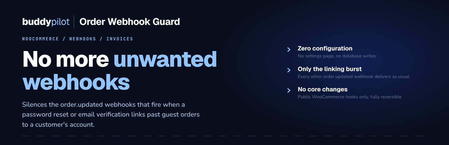 BuddyPilot Order Webhook Guard preview