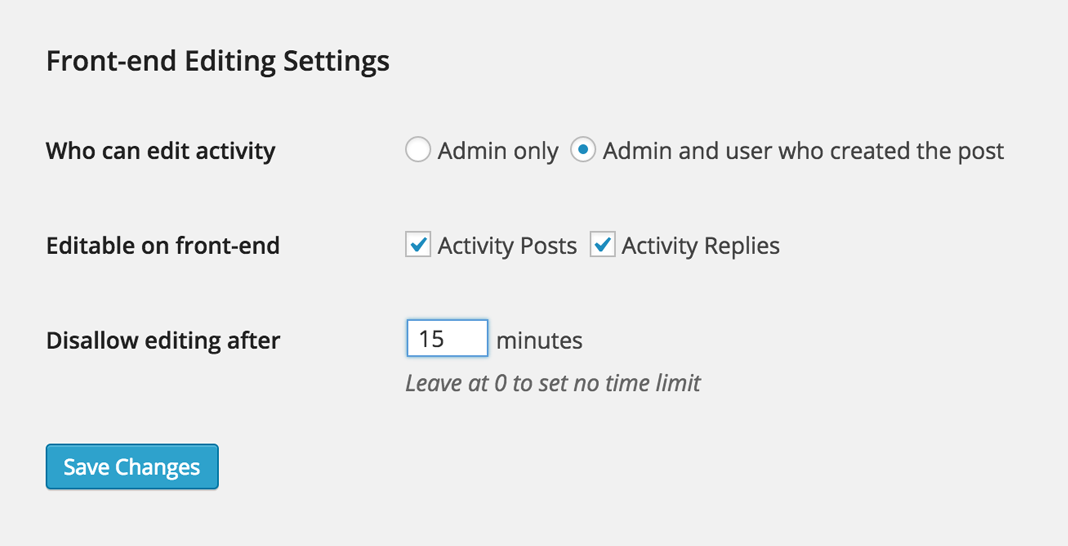 <strong>Admin</strong> - Configuring plugin options