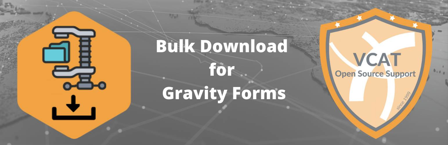 WordPress 外掛 Bulk Download for Gravity Forms 的封面圖片。