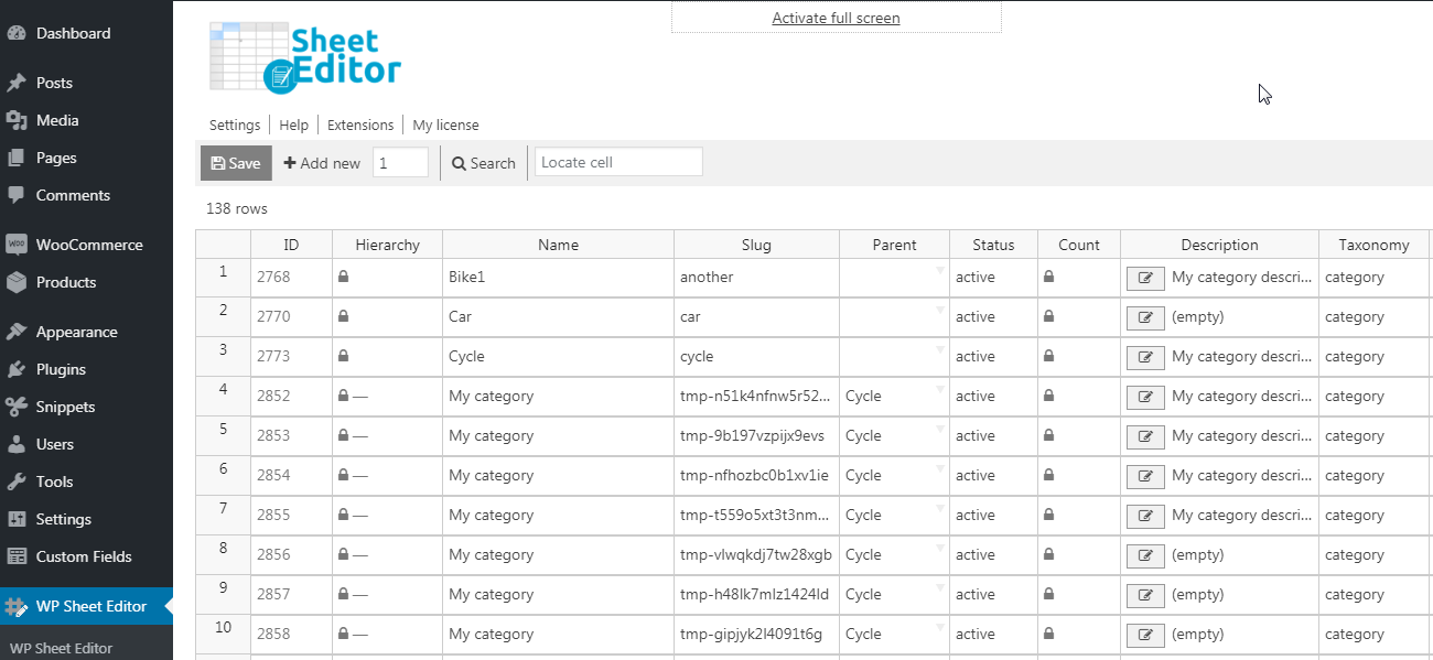 Bulk Edit Categories and Tags &#8211; Create Thousands Quickly on the Editor