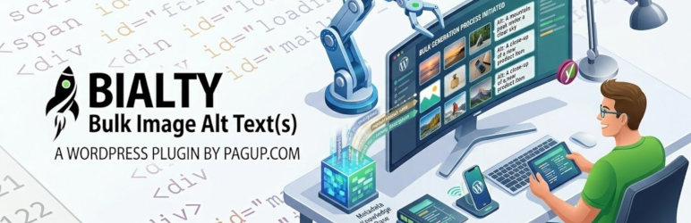 Bulk Auto Image Alt Text (Alt tag, Alt attribute) optimizer (image SEO)