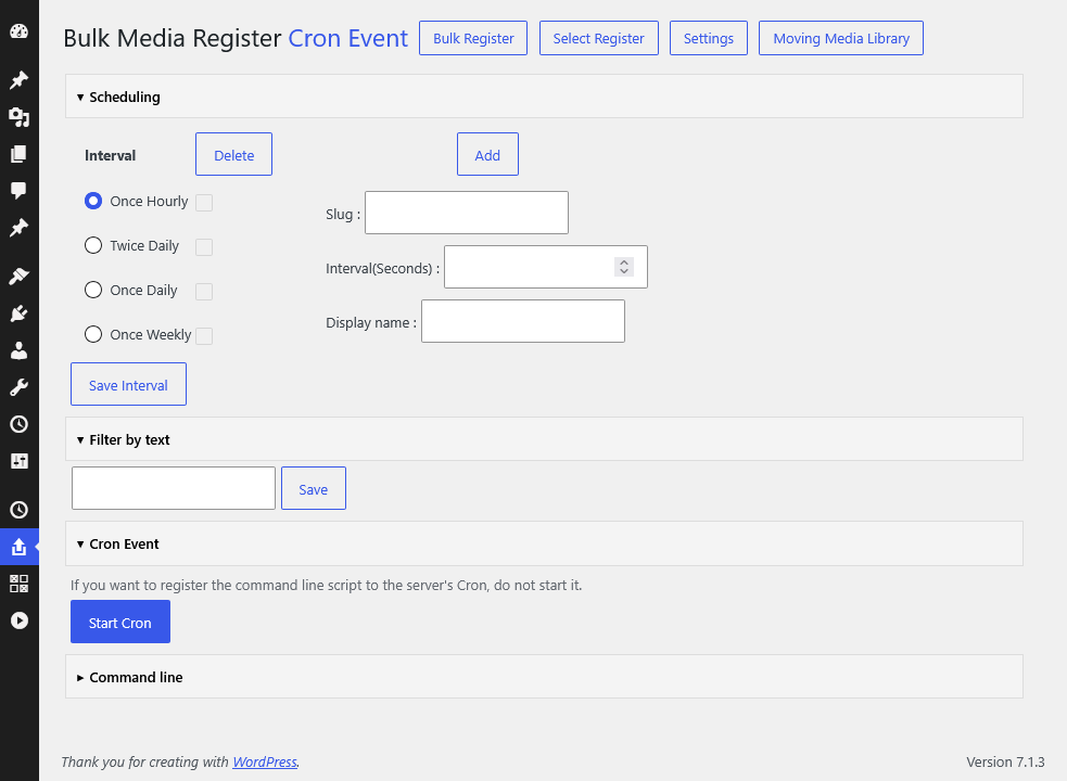 Cron Event
