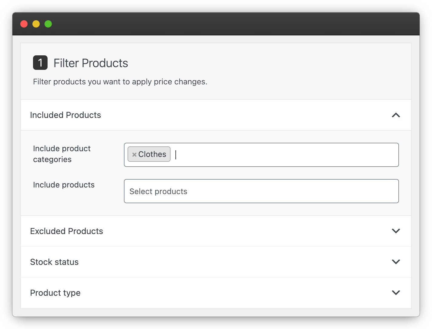 Powerful filters to find the right products