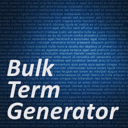 Bulk Term Generator – Import multiple tags, categories, and taxonomies easily logo