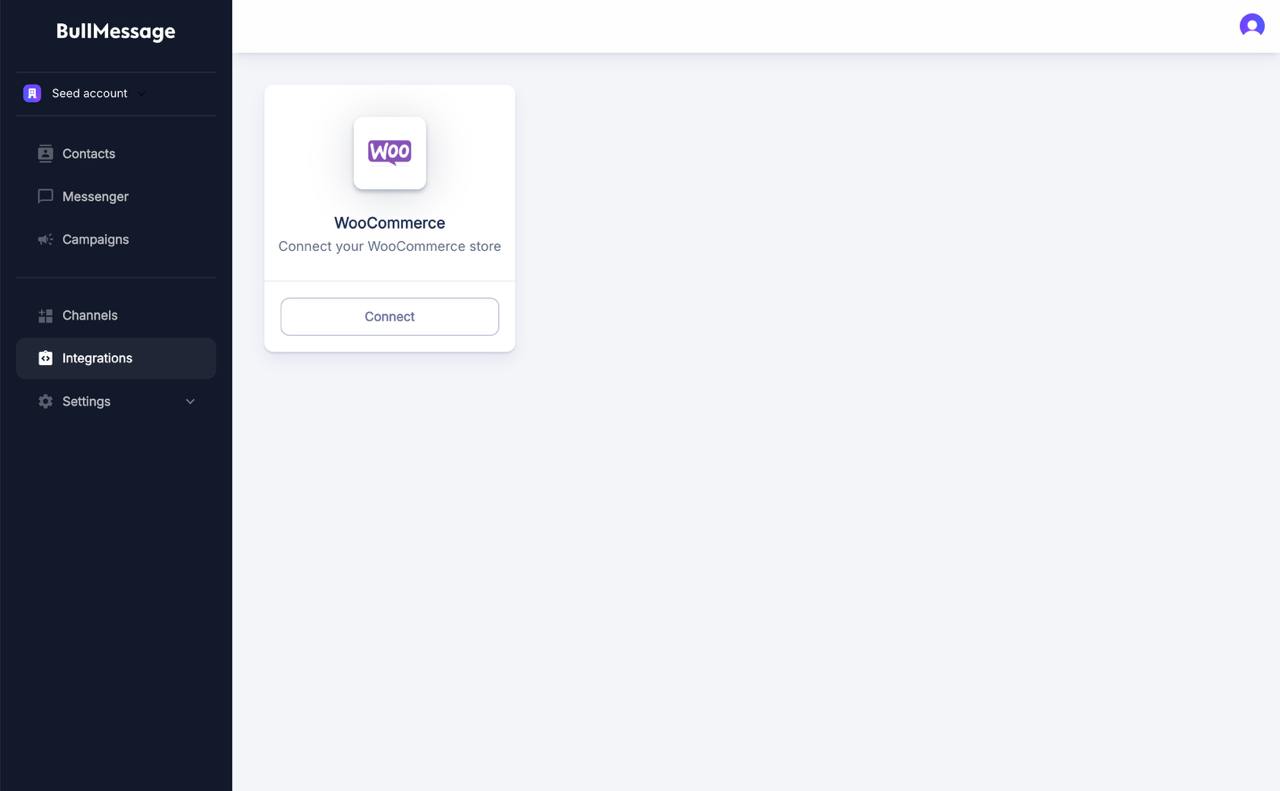 Connect your WooCommerce store to BullMessage with ease. Sync your customers directly from WooCommerce and start leveraging SMS campaigns to boost engagement and sales.