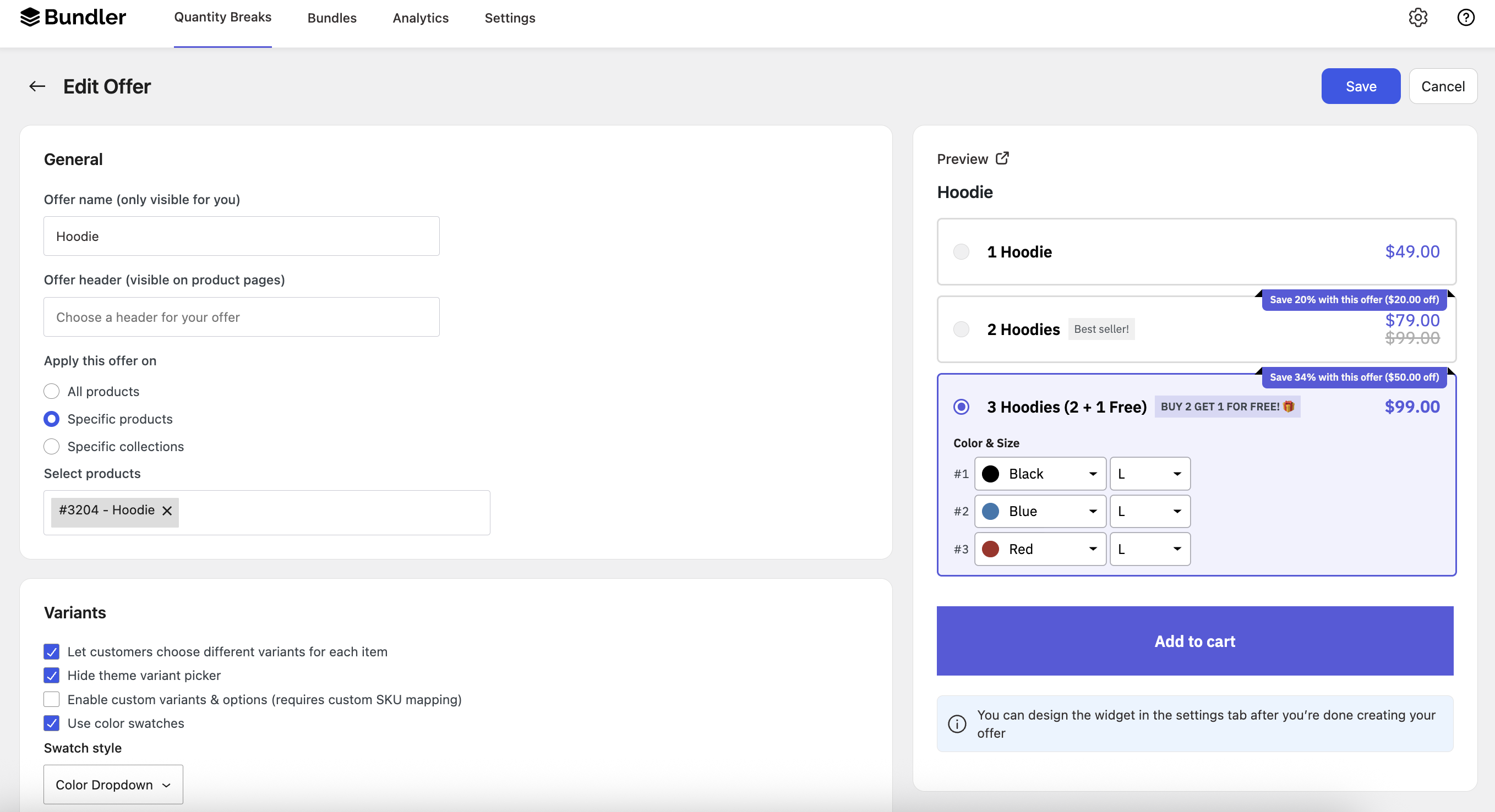 Quantity Discounts, Breaks & Product Bundles for Woocommerce By Bundler