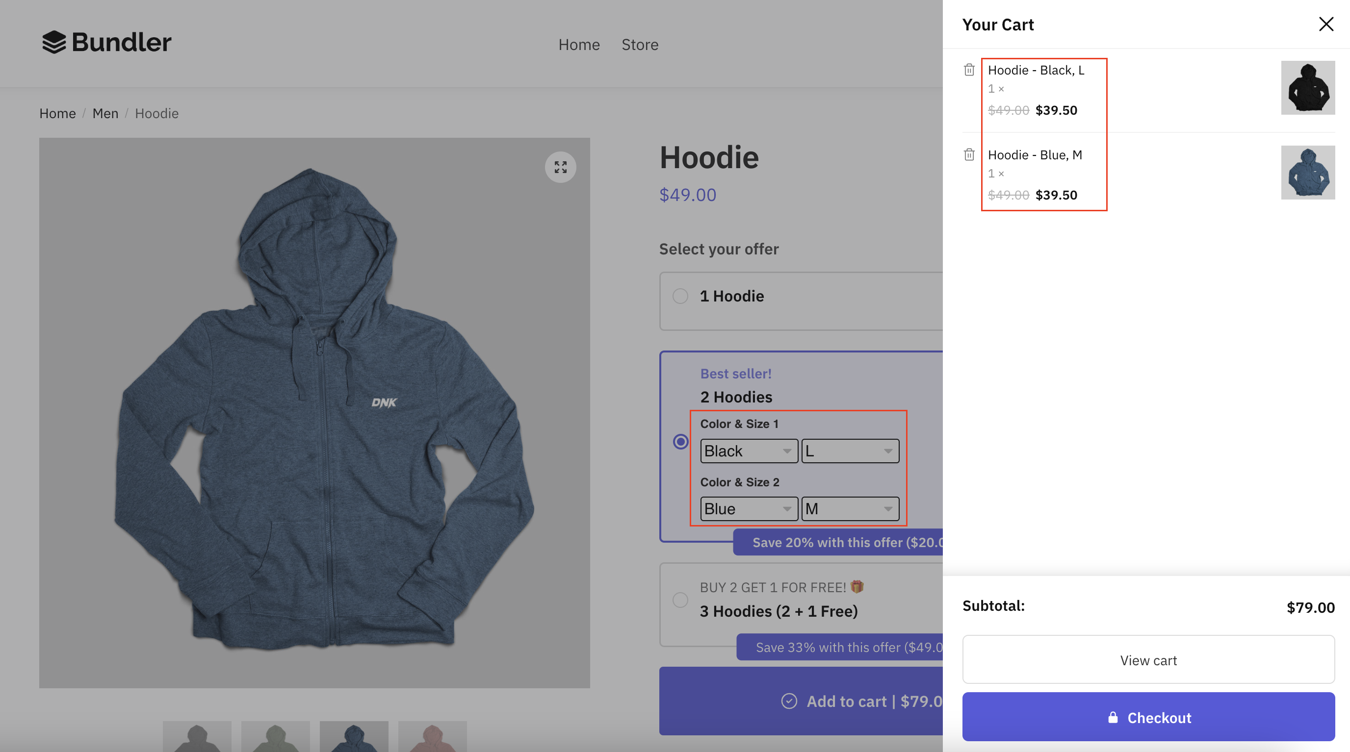 Quantity Discounts, Breaks & Product Bundles for Woocommerce By Bundler