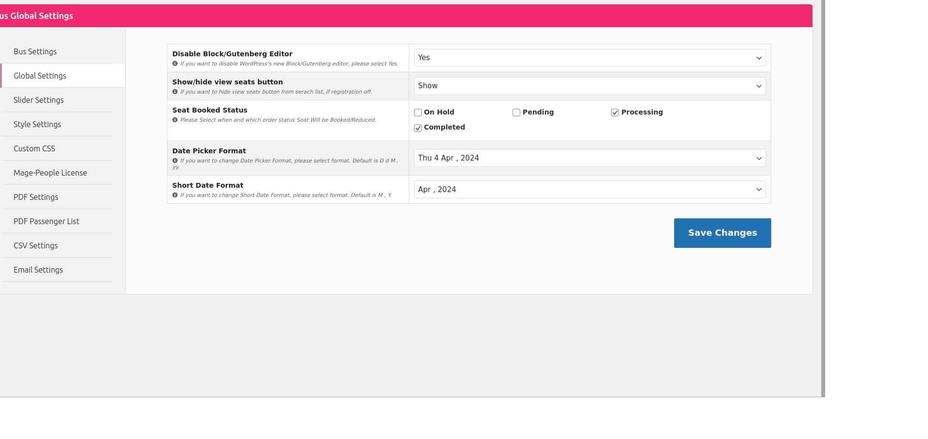 Bus Ticket Booking with Seat Reservation – WpBusTicketly | WordPress plugin