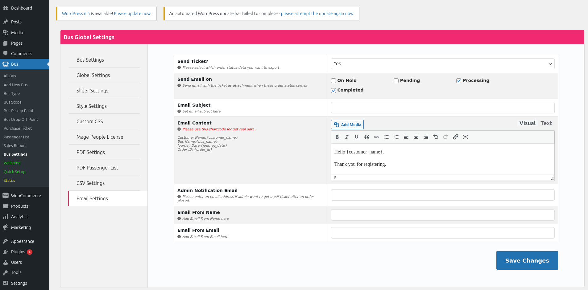 Bus Ticket Booking with Seat Reservation – WpBusTicketly | WordPress plugin