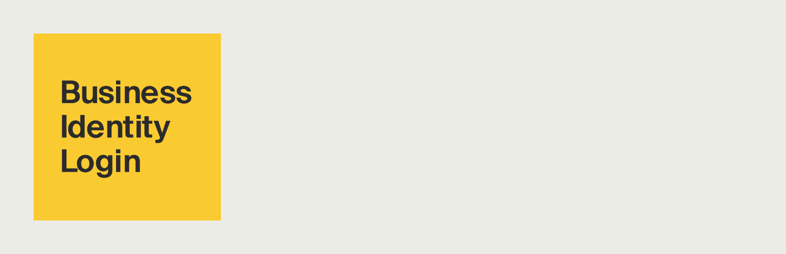 Business Identity Login