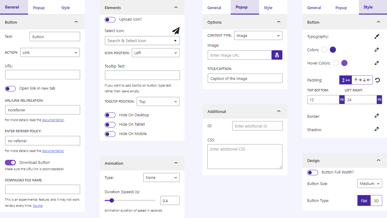 Button Block &#8211; Get fully customizable &amp; multi-functional buttons