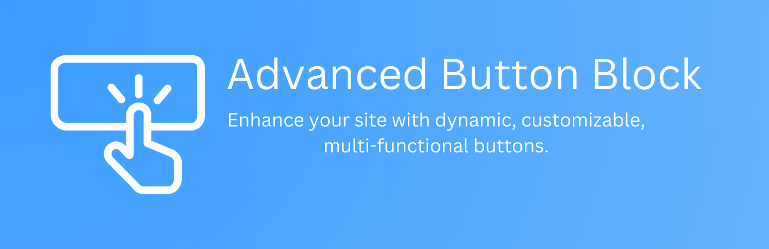 WordPress 外掛 Button Blocks 的封面圖片。