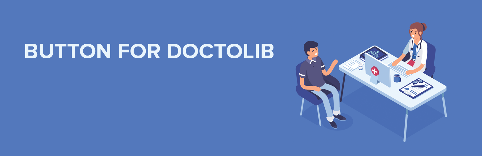Button for Doctolib