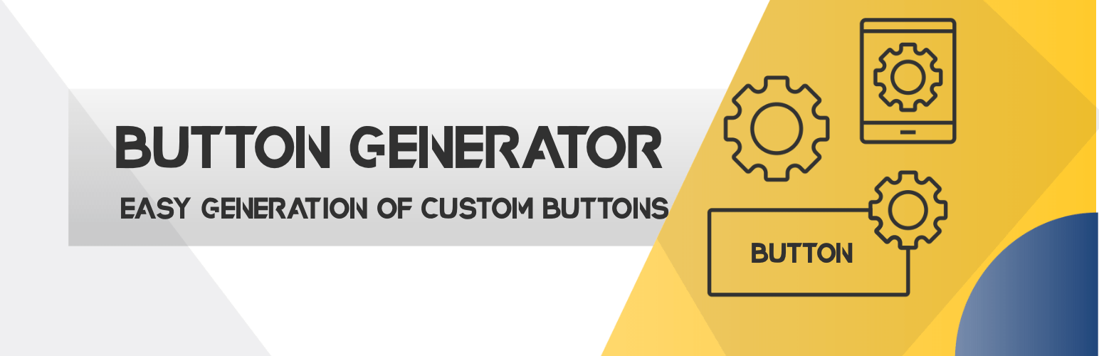 WordPress 外掛 Button Generator – Easily Create Custom Buttons with Icons and Analytics 的封面圖片。