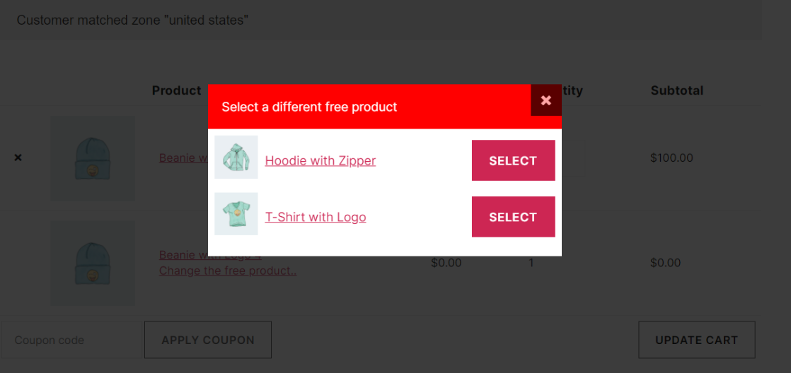 Buy one Get one Free – Other similar BOGO WooCommerce discount rule maker