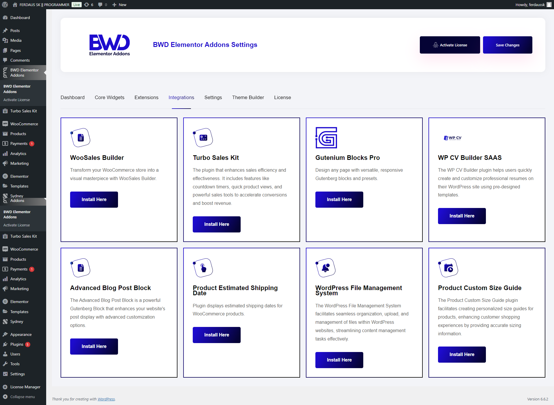 Here show some widgets for WooCommerce products /assets/screenshot-4.jpg