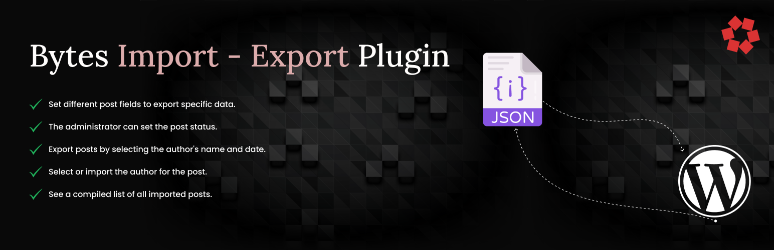 Bytes Import/Export Lite