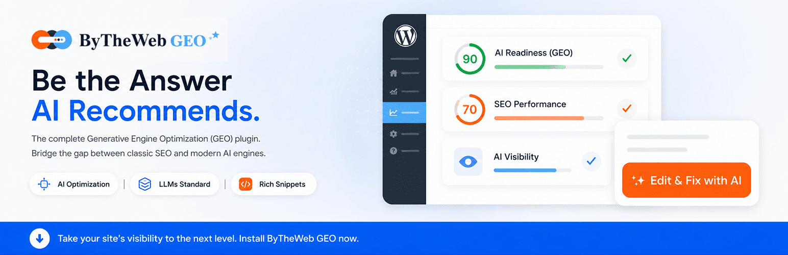 ByTheWeb GEO – AI Visibility & SEO Toolkit