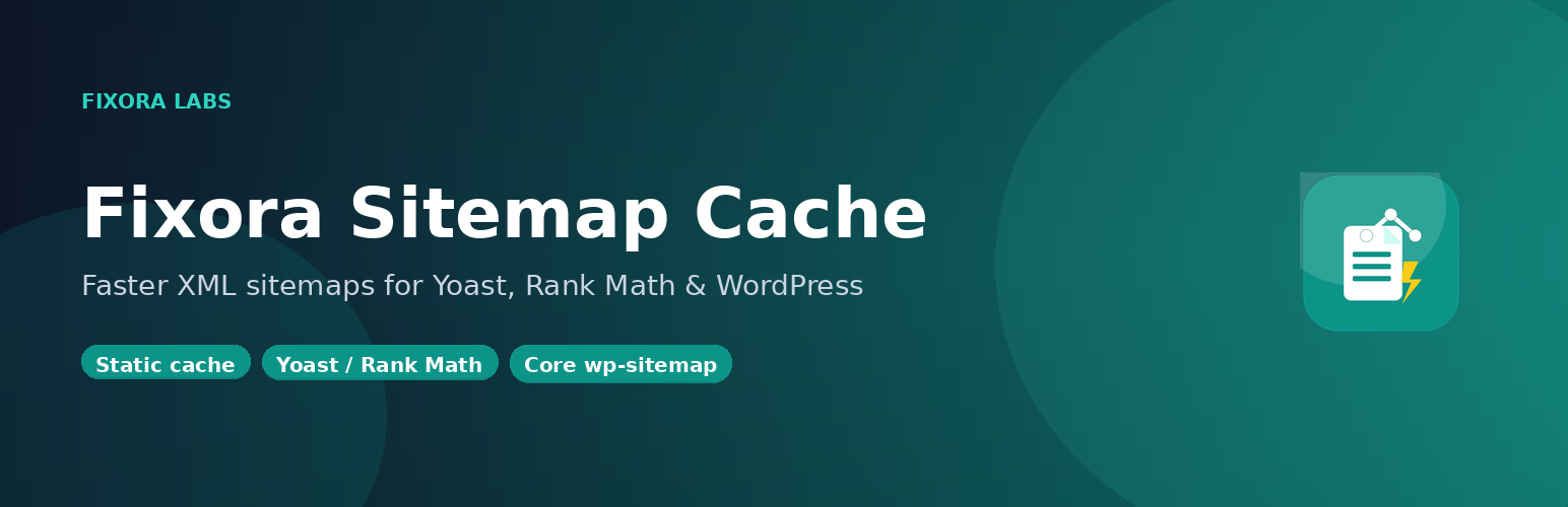WordPress 外掛 Fixora Sitemap Cache 的封面圖片