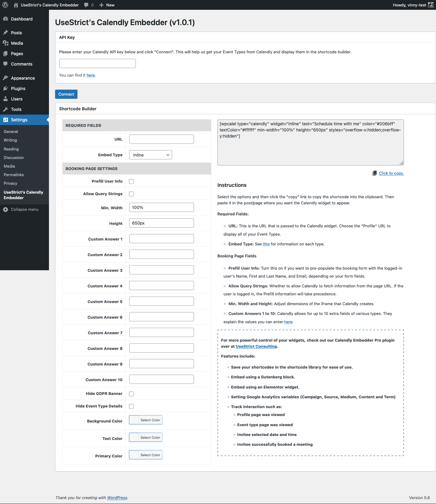 UseStrict&#039;s Calendly Embedder