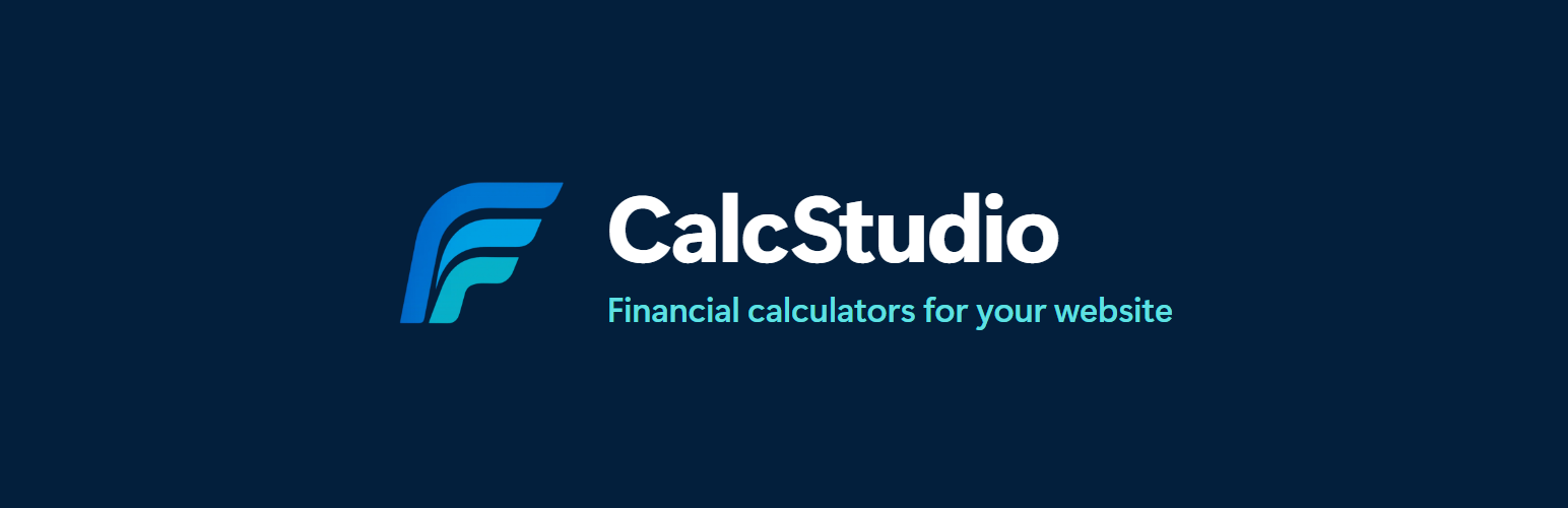 WordPress 外掛 CalcStudio Calculators 的封面圖片