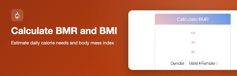 Calculate BMR and BMI preview