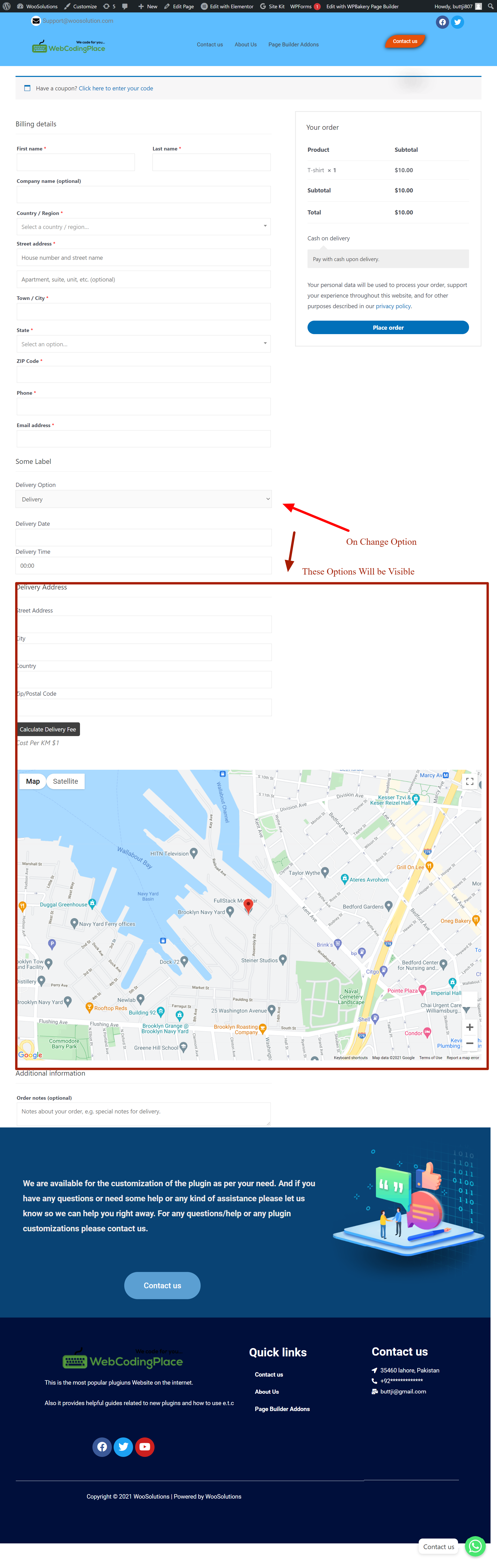 Calculate Prices based on Distance For WooCommerce