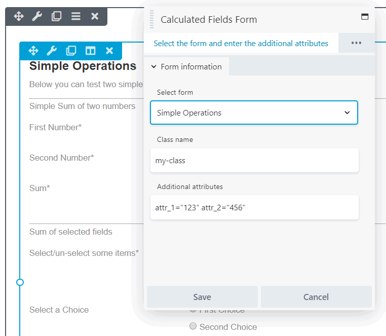 Inserting the form using Beaver Builder