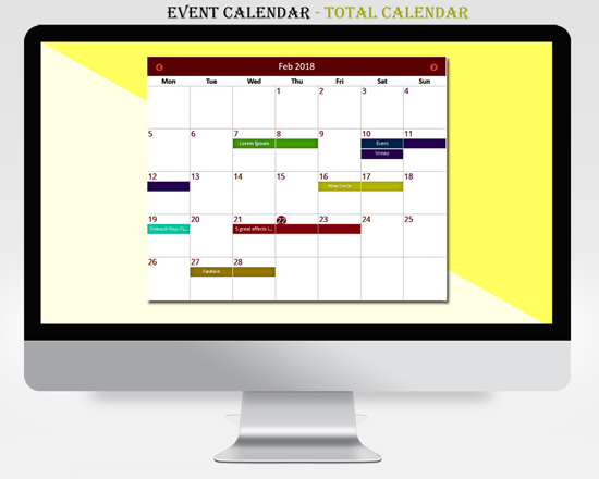 Event Calendar &#8211; Calendar