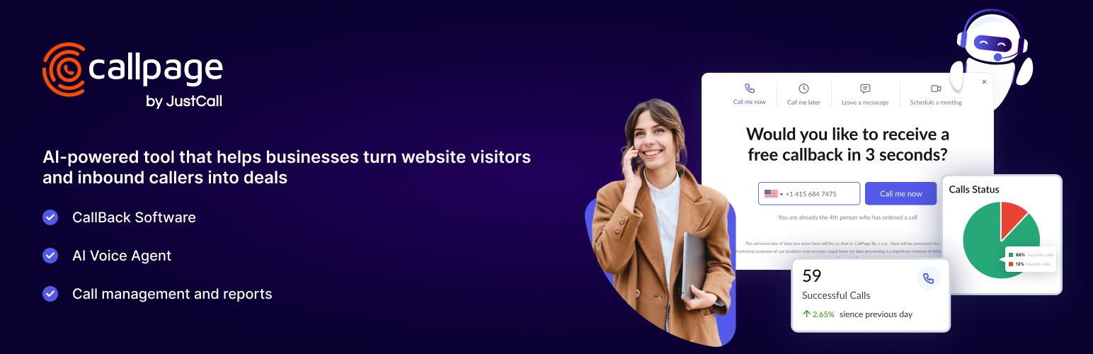 CallPage – Callback Widget