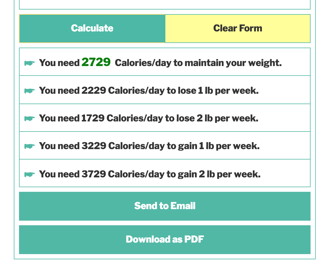 Body fat percentage support.